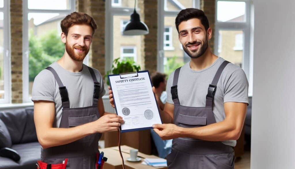 London landlord reviewing annual boiler service checklist