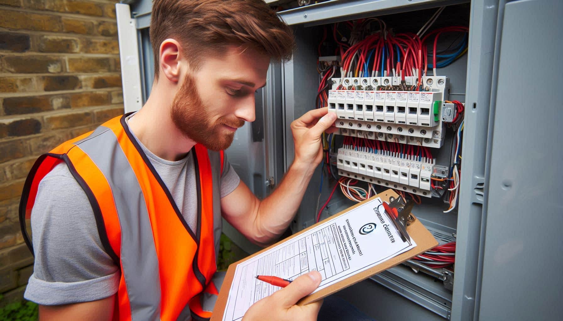 Old electrical consumer unit found during EICR inspection in London