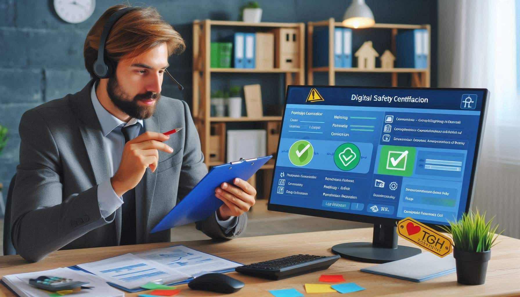 Digital safety certification dashboard for landlords in London