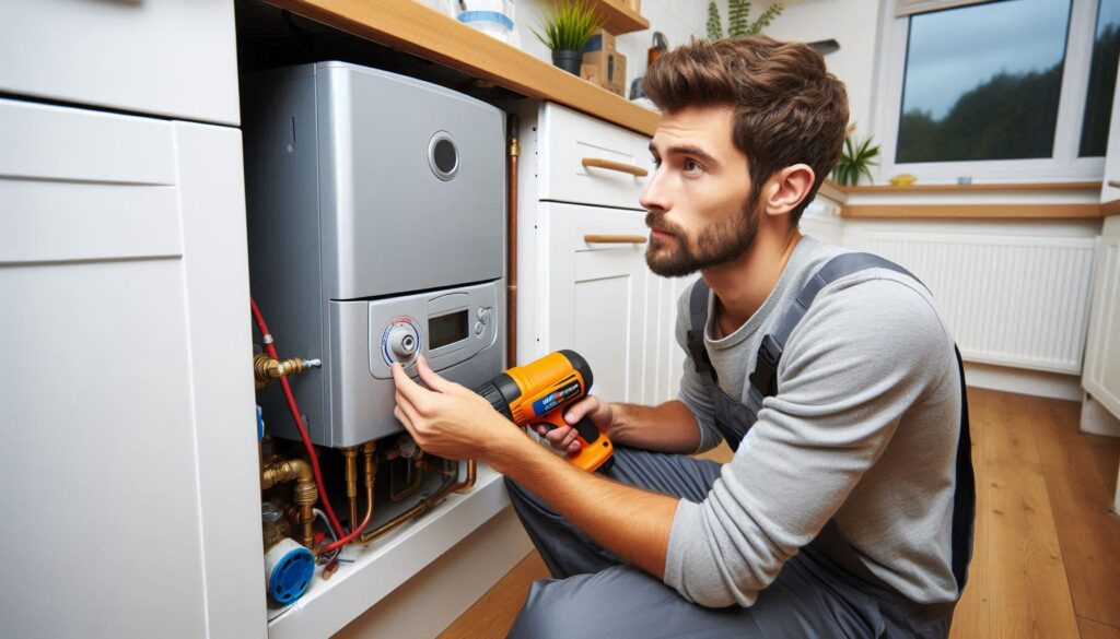 Diagnosing heating sound issues in a London central heating system