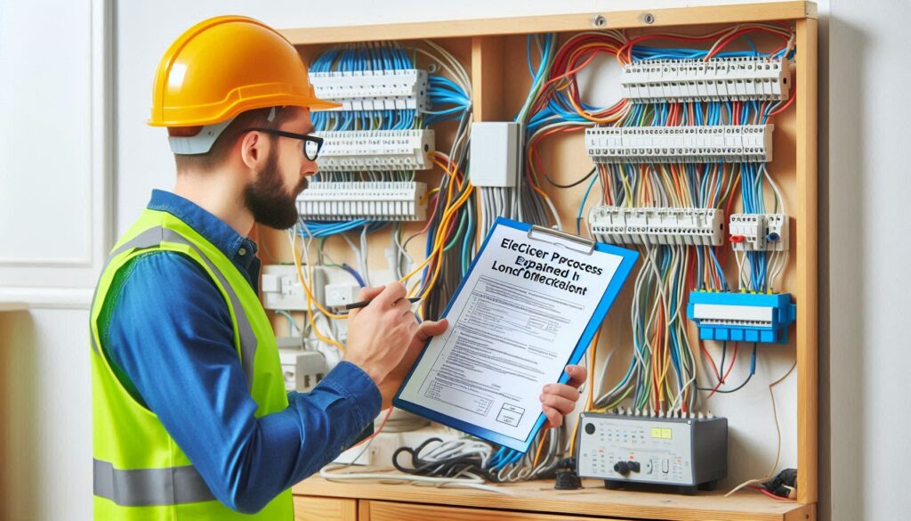 Inspection timeline London landlord receiving EICR report