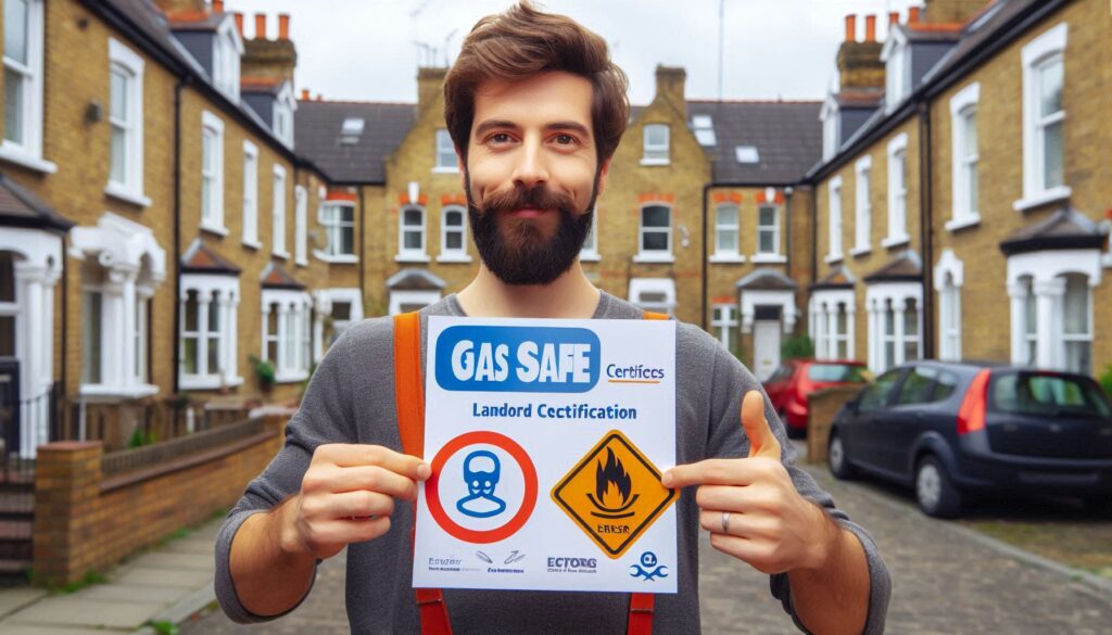 London property manager using landlord response tips to explain safety compliance