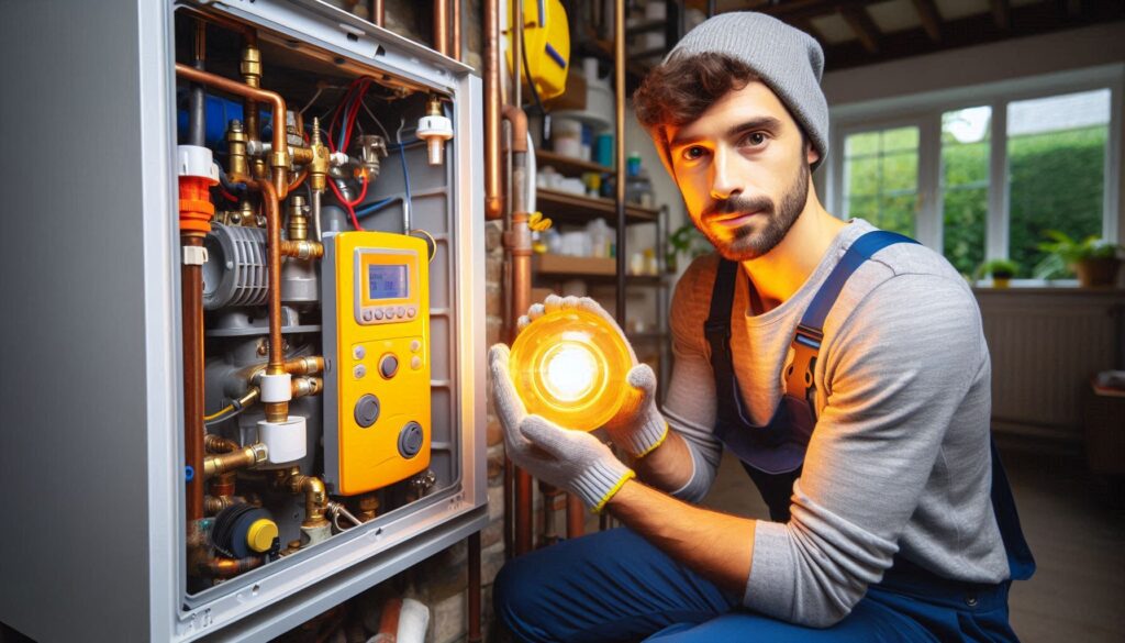 London family using a smart thermostat for heating cost reduction and improved boiler performance