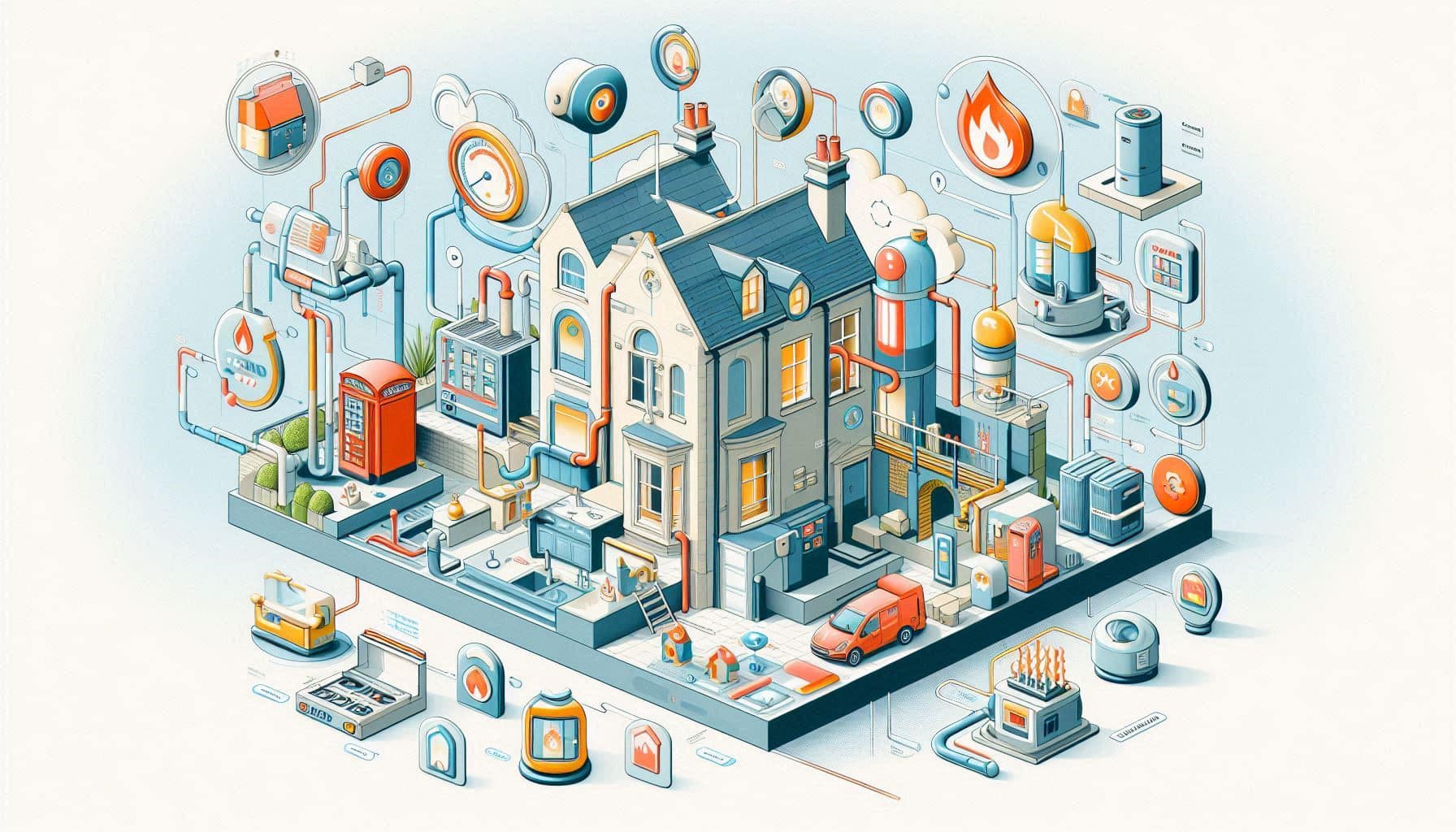 Low gas pressure warning signs during property heating troubleshooting in a London home